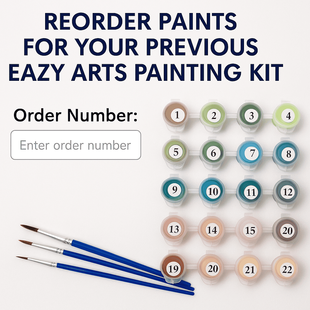 Reorder Paints for Your Previous Eazy Arts Painting Kit image 0