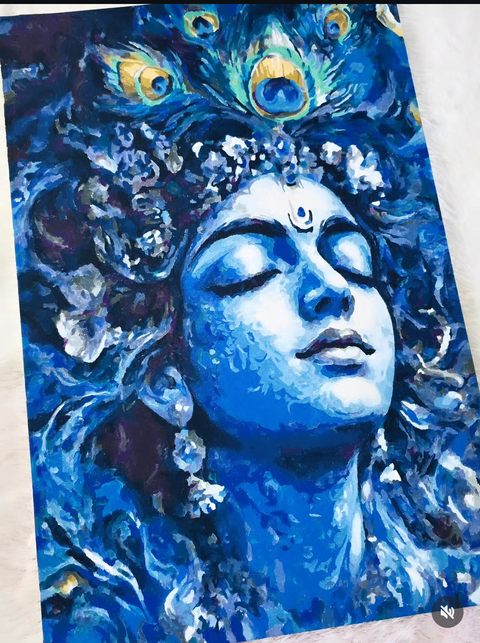 Painting by @gunu.is.gorgeous_, made with an Eazy Arts paint by numbers kit