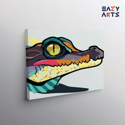 Crocodile PBN kit for kids