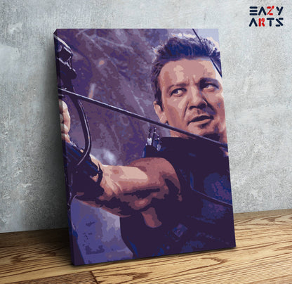 Hawkeye paint by numbers kit