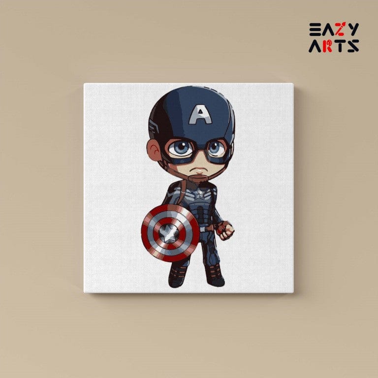 Captain America Paint By Numbers kit for kids