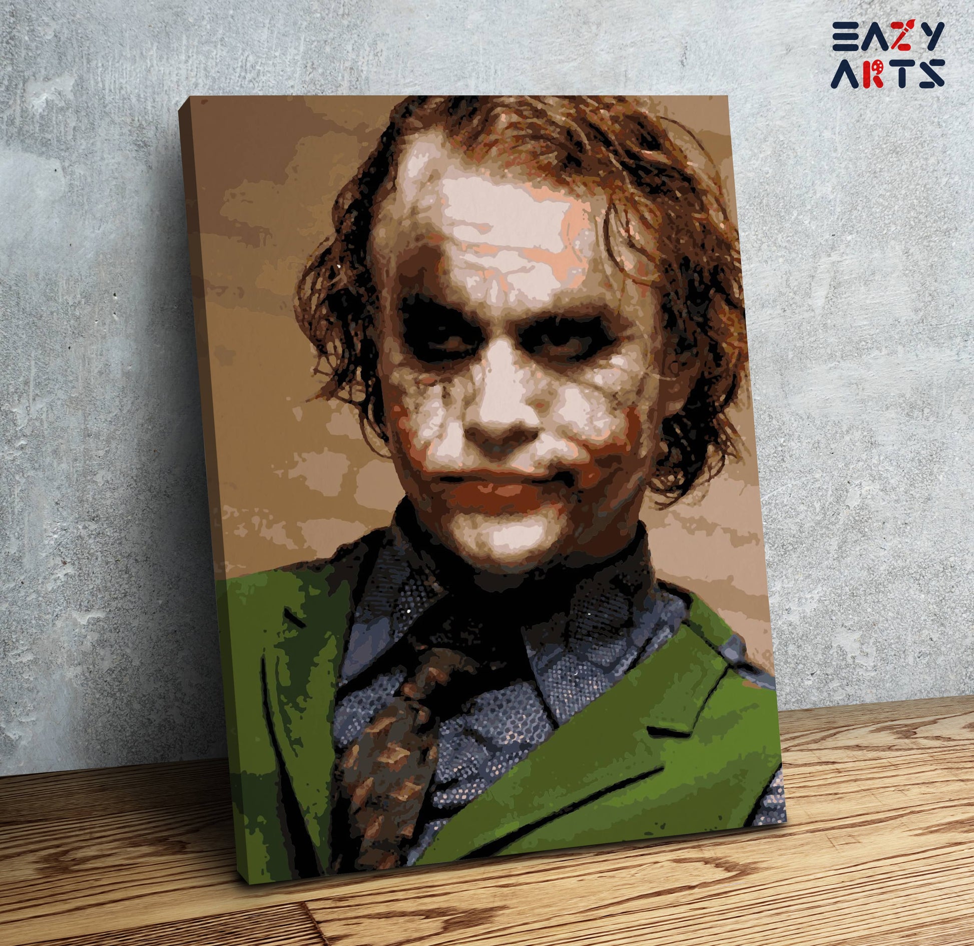 Joker Half Face - Paint By Numbers - Painting By Numbers