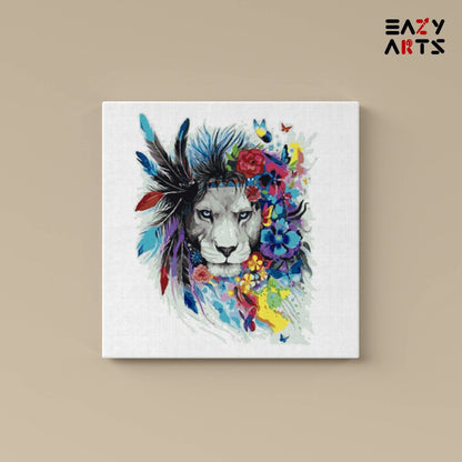 Lion Beauty paint by numbers