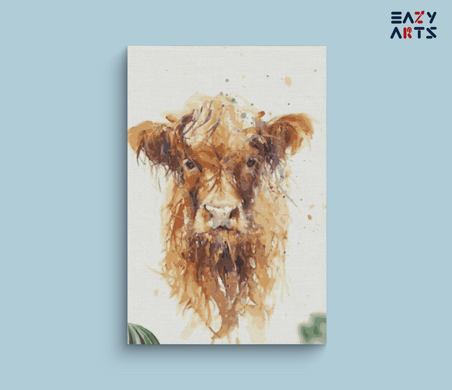 baby cow paint by numbers