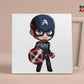 Captain America PBN kit for kids