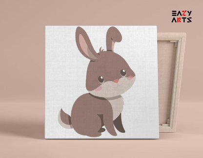 Bunny Sitting PBN kit for kids