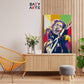 Bob Marley Singing with Guitar Abstract paint by numbers kit