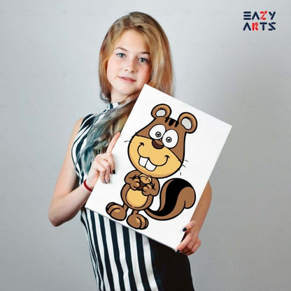 Squarrel Paint By Numbers kit