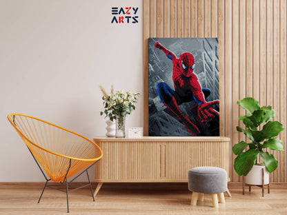 Spiderman paint by numbers kit