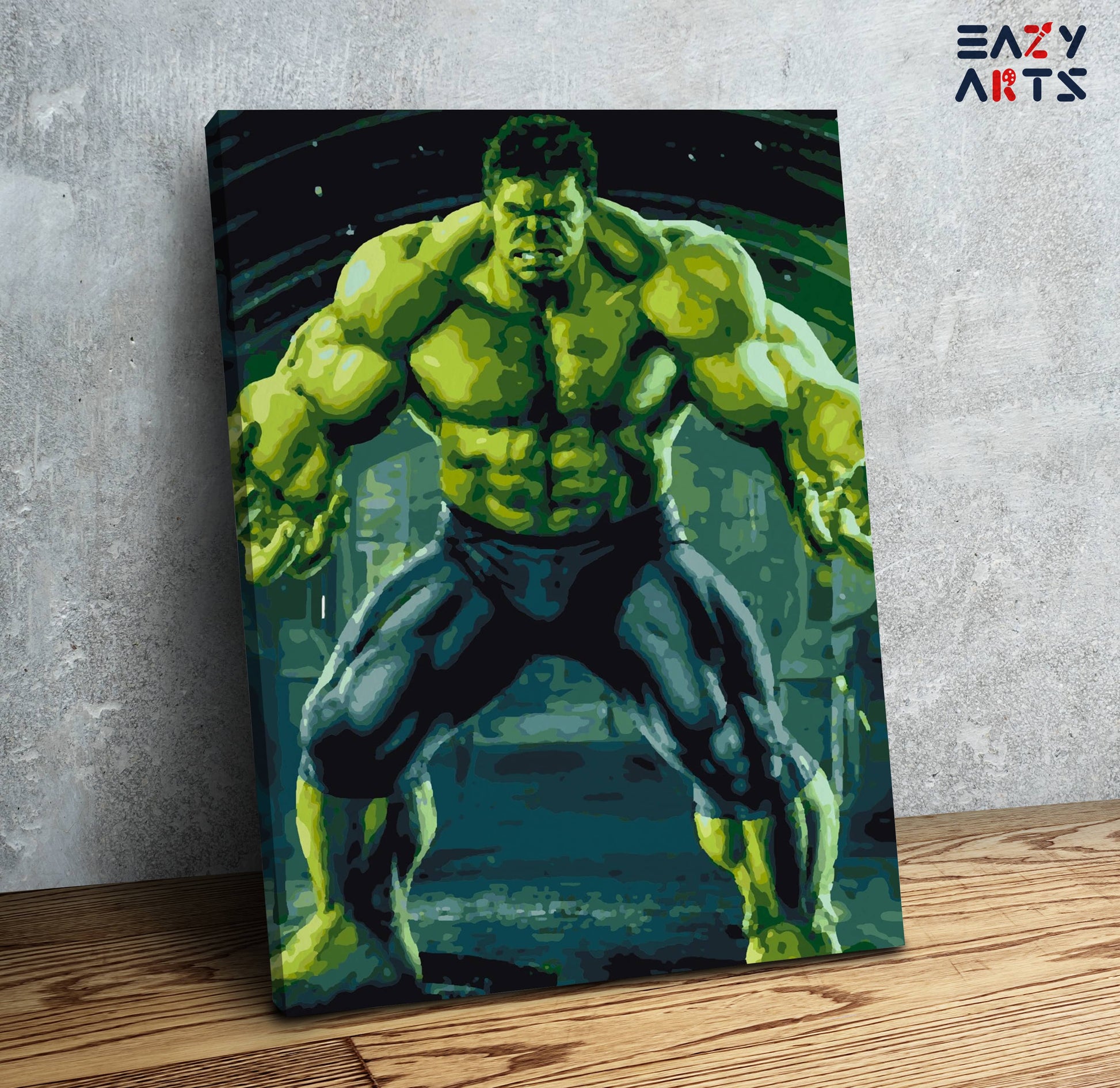 Hulk Angry PBN kit