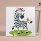 Zebra and Butterfly PBN kit for kids