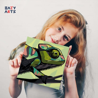 Chameleon Paint By Numbers kit