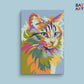 Cat Abstract Paint By Numbers kit for kids