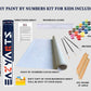 paint by numbers kit includes