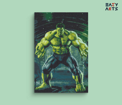 Hulk Angry paint by numbers