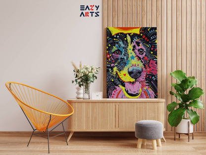 Dog Colorful paint by numbers kit