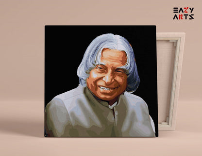 Dr APJ Abdul Kalam Smiling PBN kit