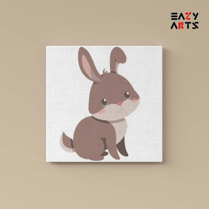 Bunny Sitting Paint By Numbers kit for kids
