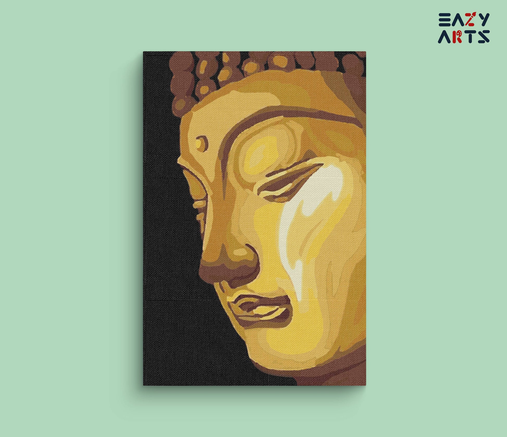 Lord Buddha Closeup paint by numbers
