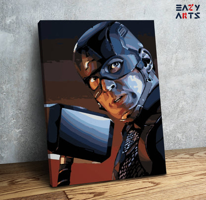 Captain America with Mjolnir PBN kit