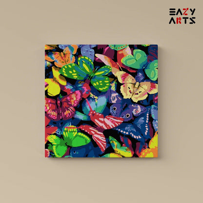 Colorful Butterflies paint by numbers