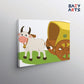 Bullock Cart Paint By Numbers kit for kids
