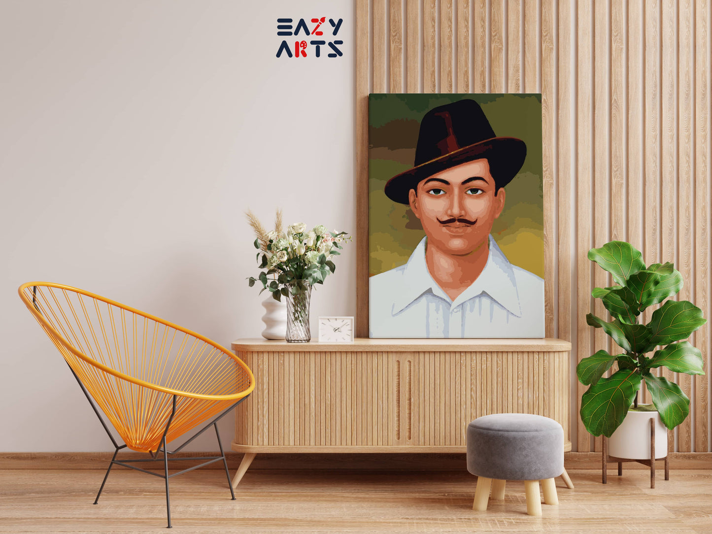 Bhagat Singh paint by numbers kit
