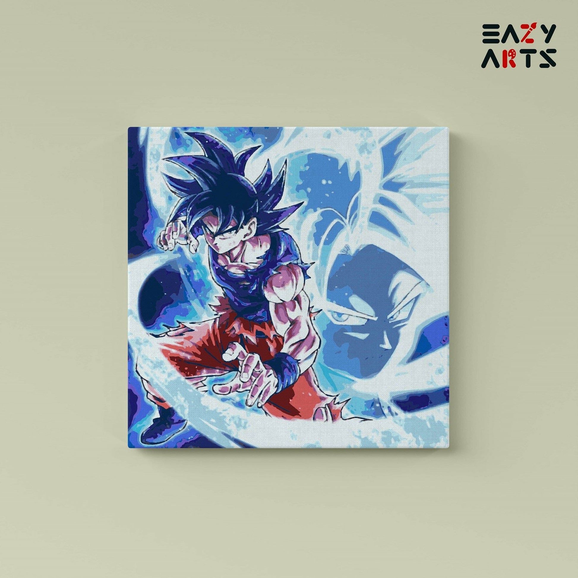 Goku paint by numbers