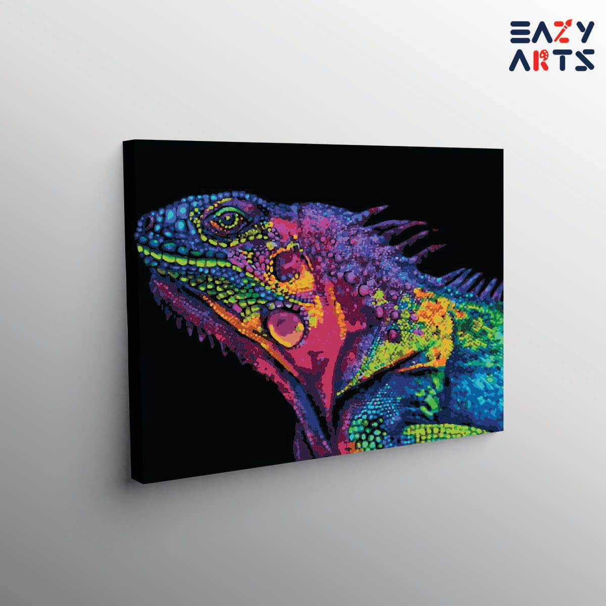 Colorful Reptile paint by numbers