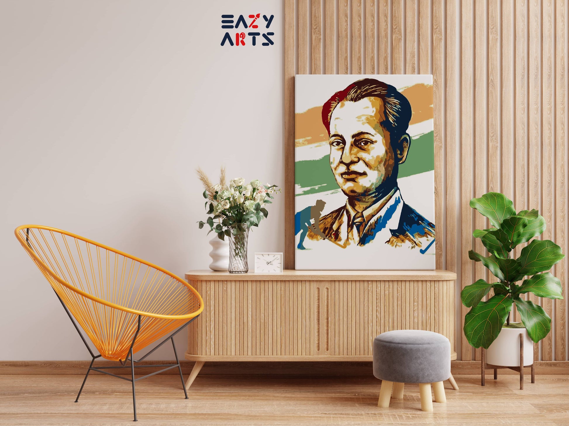 Major Dhyanchand paint by numbers kit