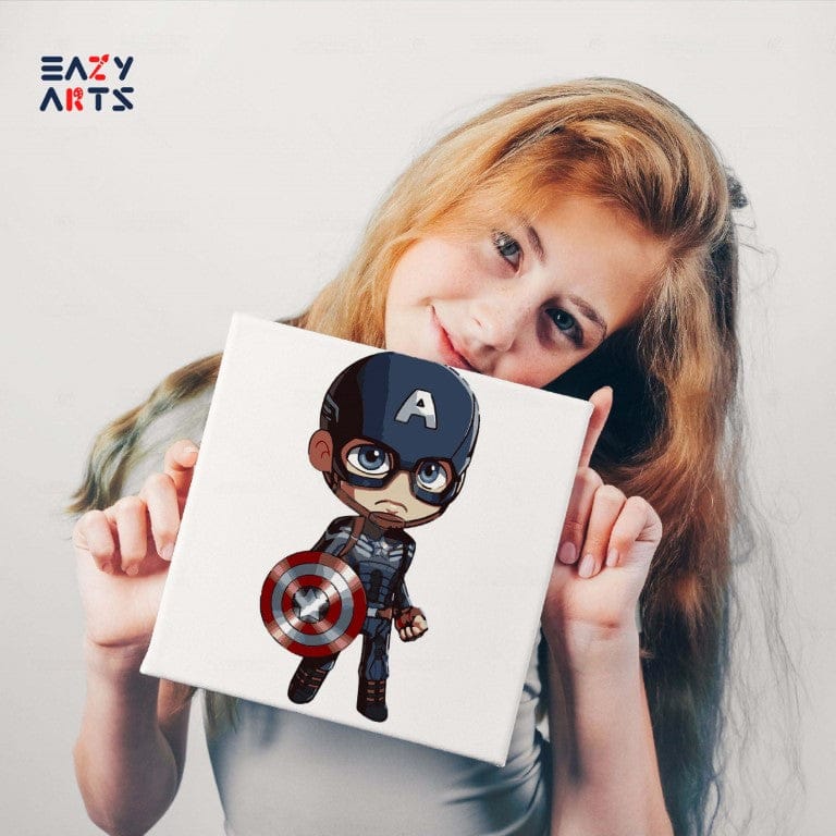 Captain America Paint By Numbers kit
