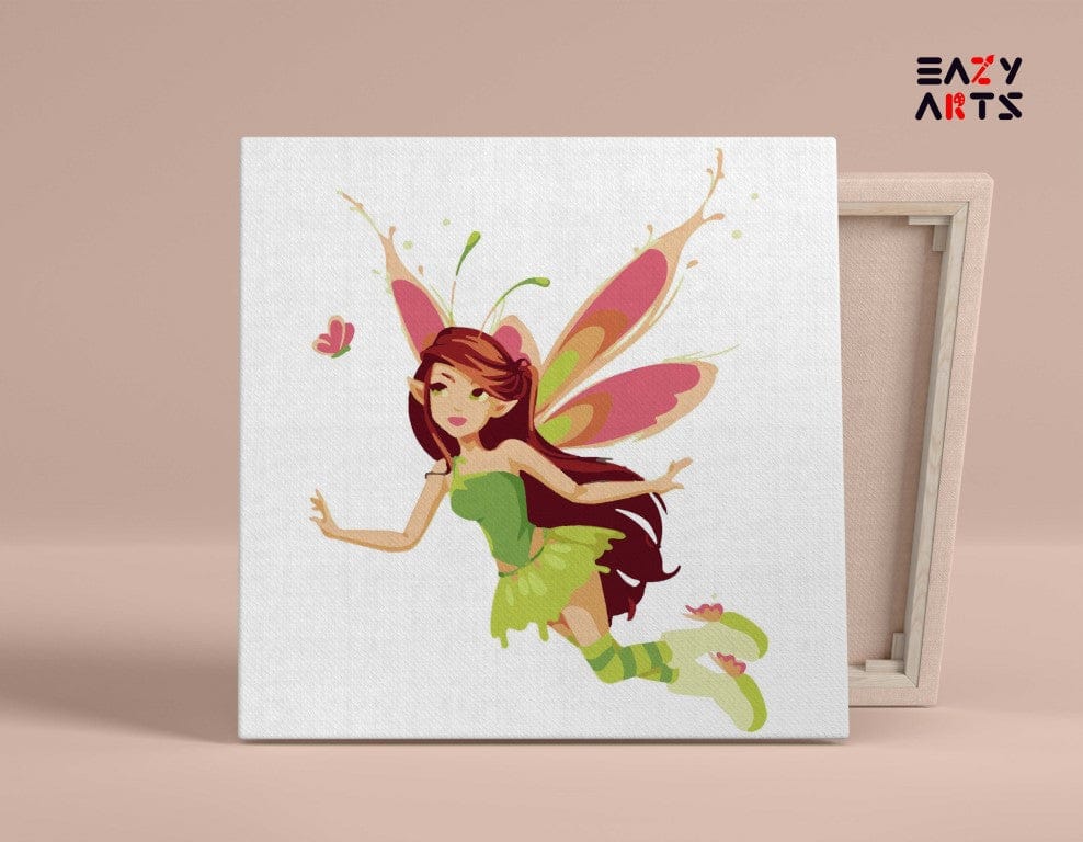 Flying Butterfly Fairy PBN kit for kids