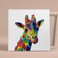Giraffe abstract PBN kit