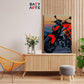 Red KTM Bike paint by numbers kit