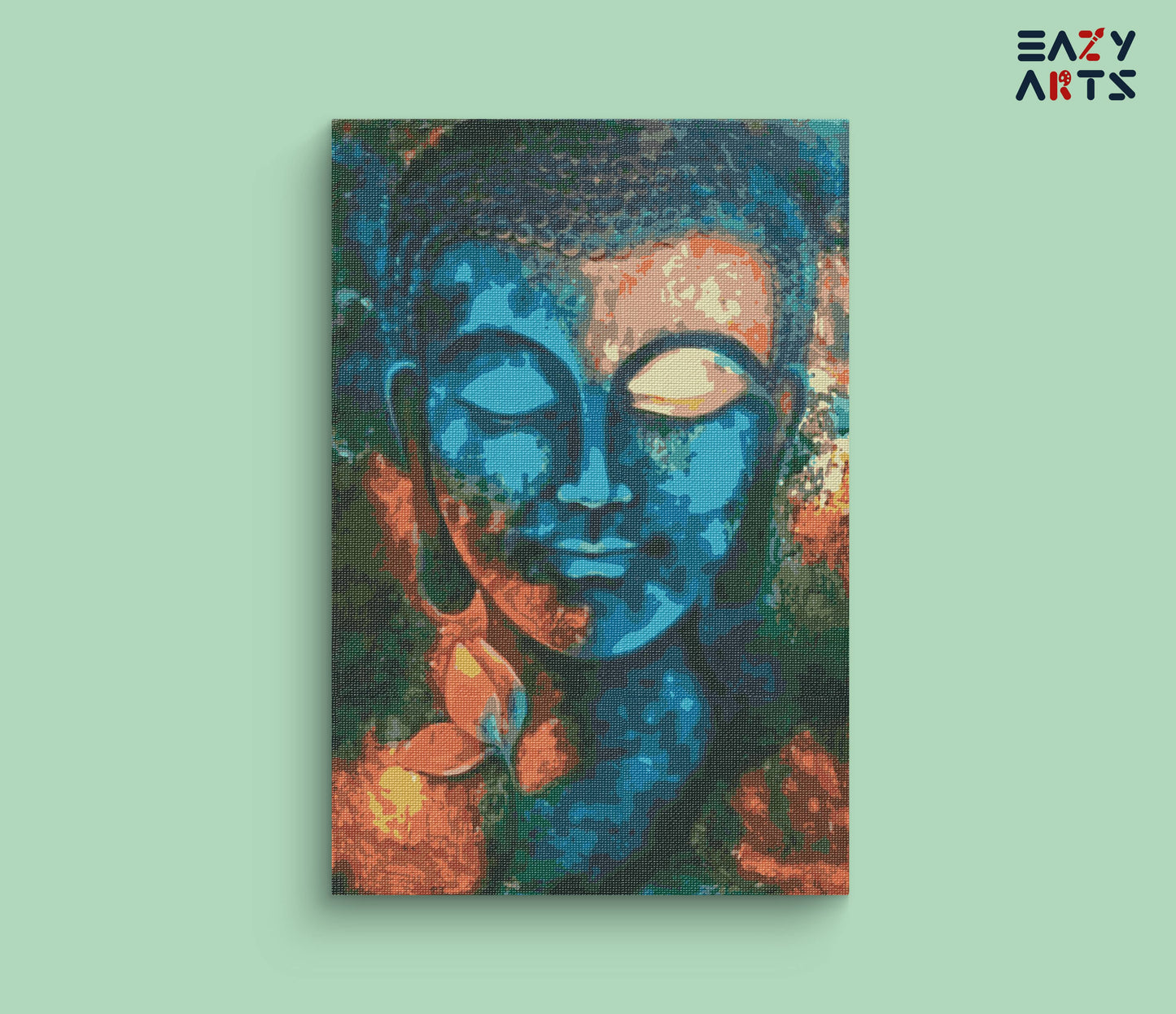 Lord Buddha Abstract paint by numbers