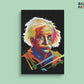 Albert Einstein Colorful paint by numbers
