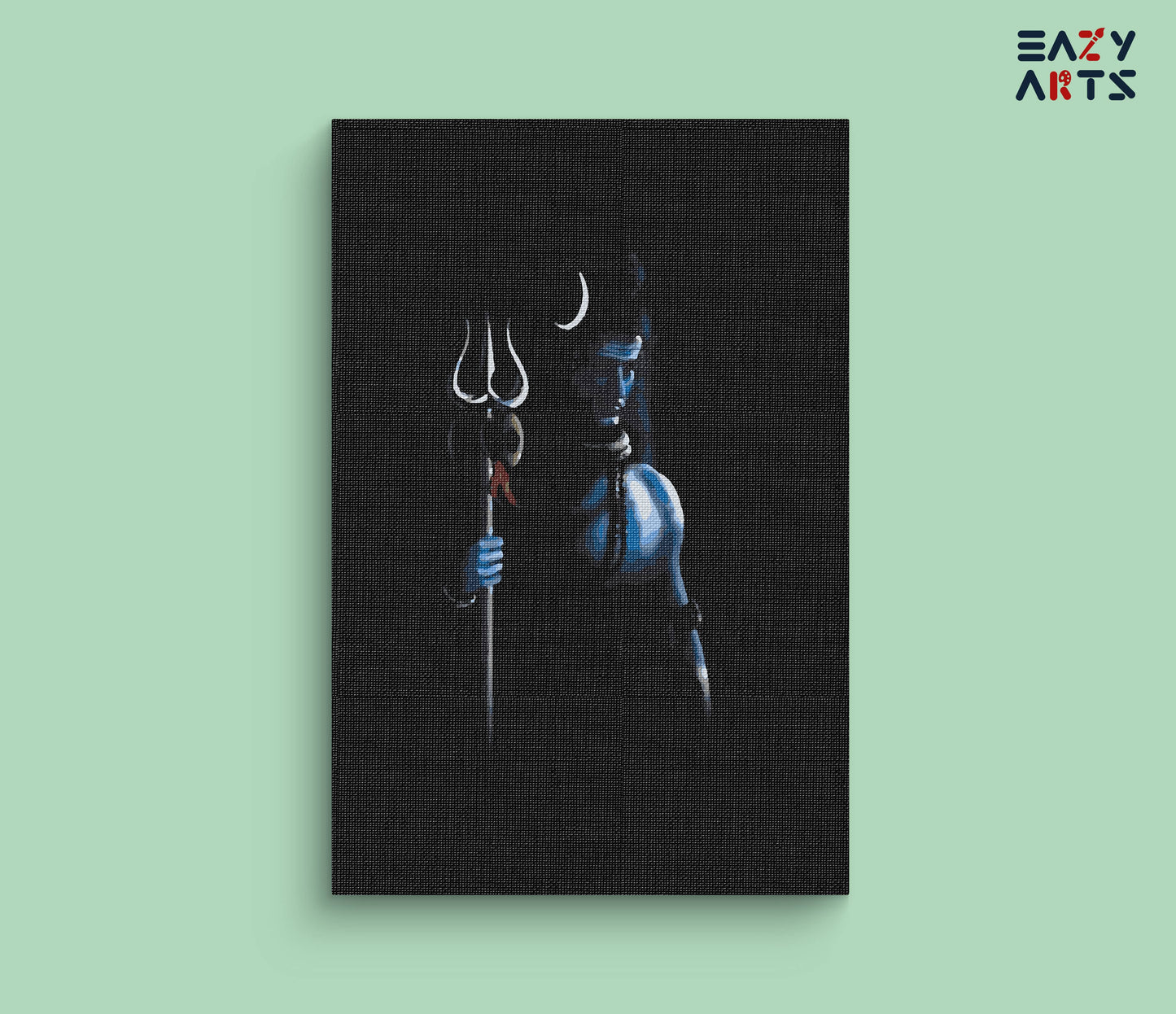 Lord Shiva paint by numbers