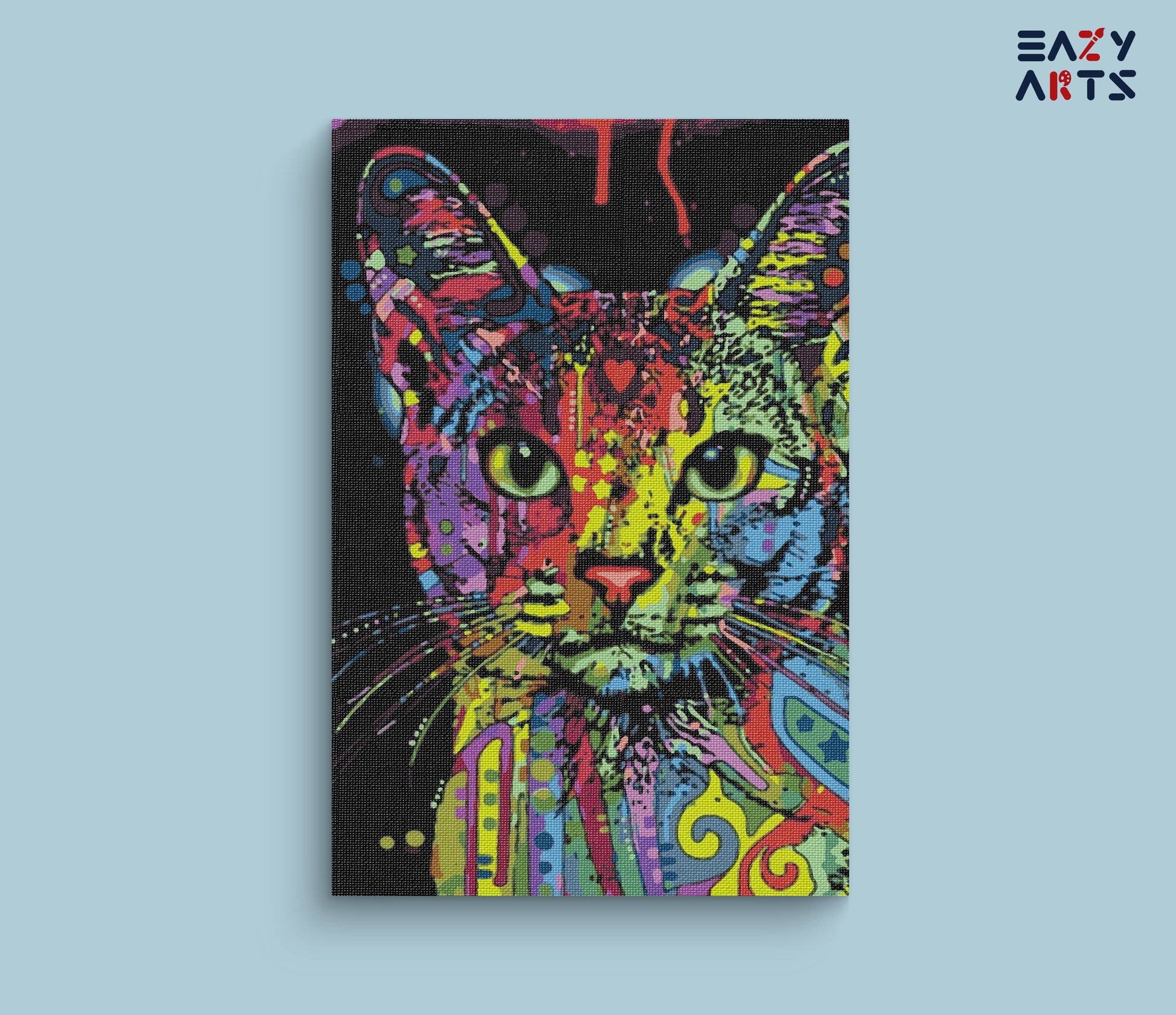Cat Colourful paint by numbers