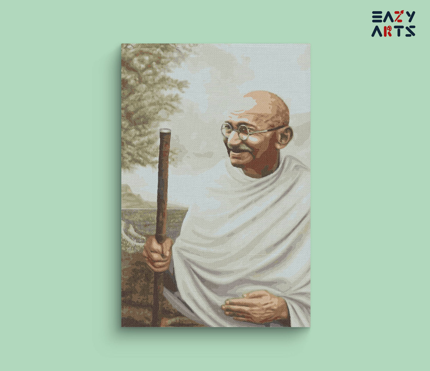 Mahatma Gandhi paint by numbers