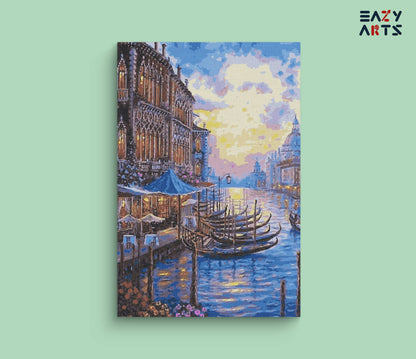 River and The City paint by numbers