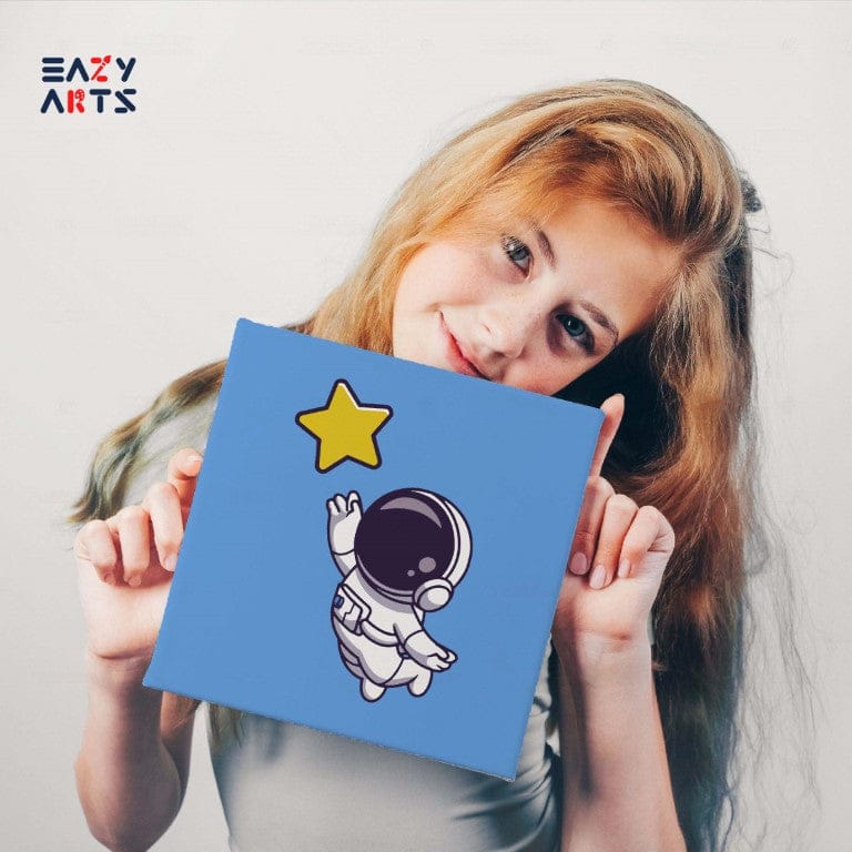Astronaut Catching Star Paint By Numbers kit