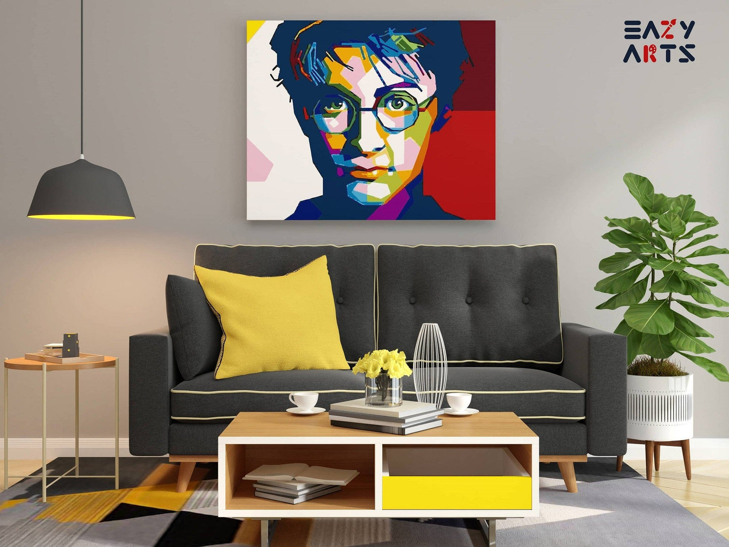 Harry Potter Abstract paint by numbers kit