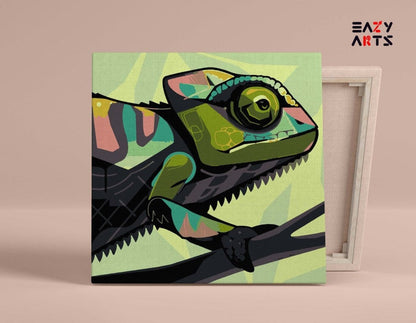 Chameleon PBN kit for kids