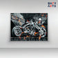 Harley Davidson Black Bike PBN kit