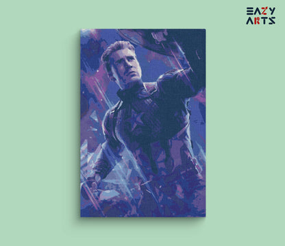 Captain America paint by numbers