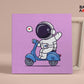 Astronaut On Scooter PBN kit for kids
