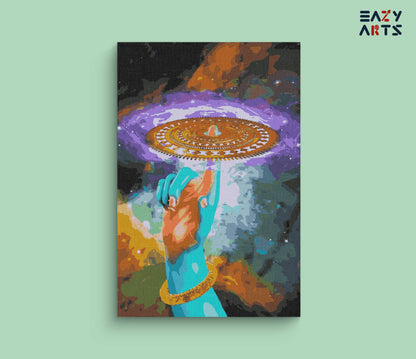 Sudarshan Chakra paint by numbers