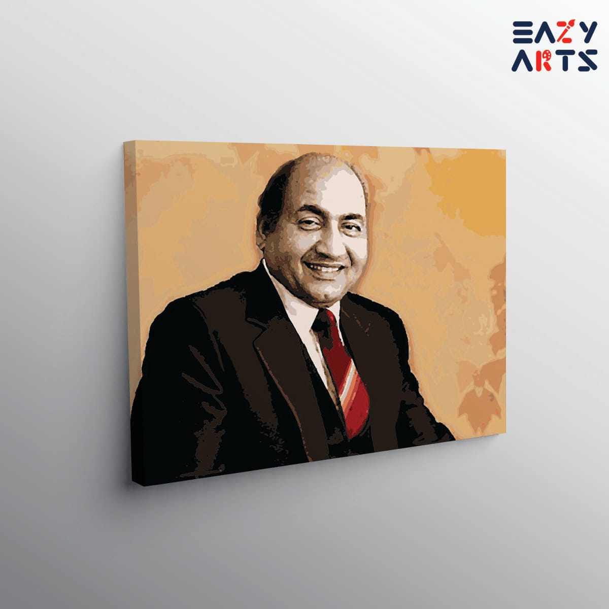 Mohammed Rafi Smiling paint by numbers