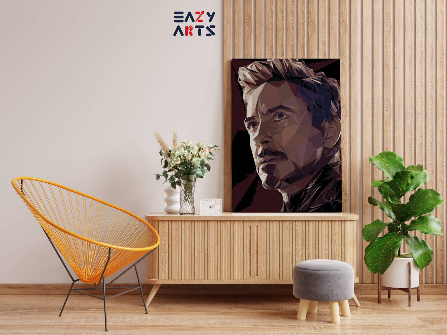 Tony Stark paint by numbers kit
