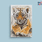 Baby Tiger Sitting Paint By Numbers kit for kids